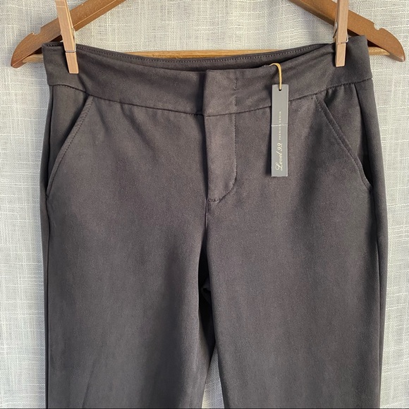 NWT Level 99 Suede Look Flare Pants - Picture 3 of 8